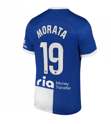 Maillot de foot Atletico Madrid Alvaro Morata #19 Extérieur 2023-24 Manches Courte